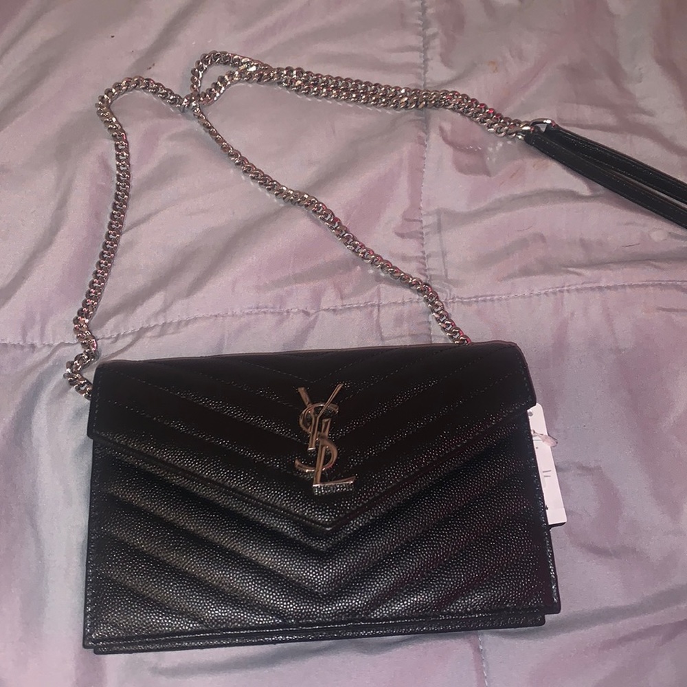 Black YSL  crossbody